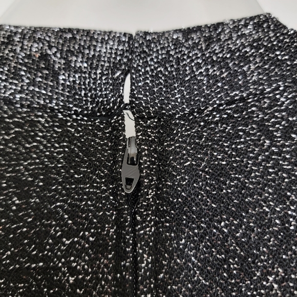 VINTAGE SILVER EVENING DRESS - Picture 6 of 10